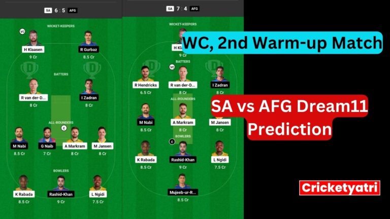 SA vs AFG Dream11