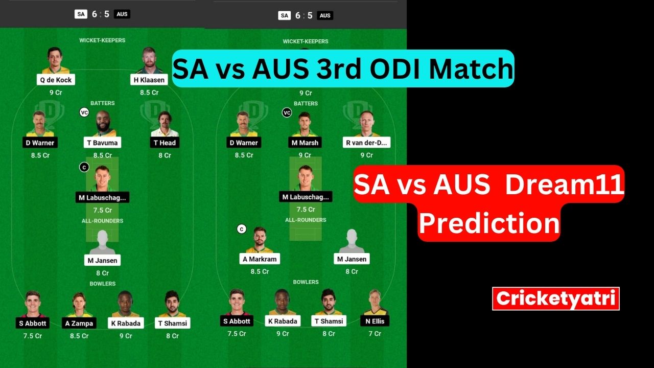 SA vs AUS Dream11