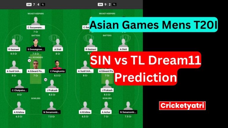 SIN vs TL Dream11