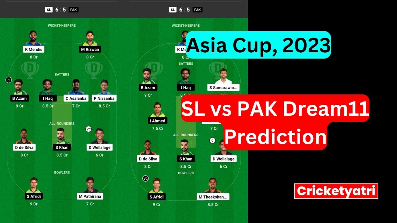 SL vs PAK Dream11