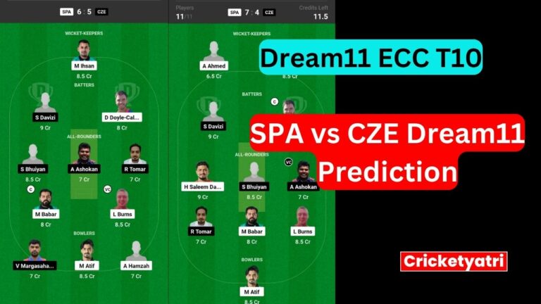 SPA vs CZE Dream11