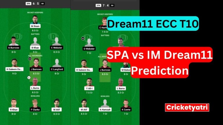SPA vs IM Dream11