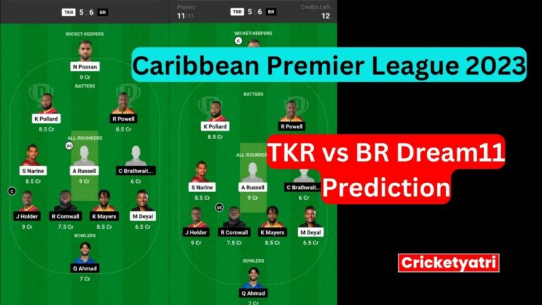 TKR vs BR Dream11