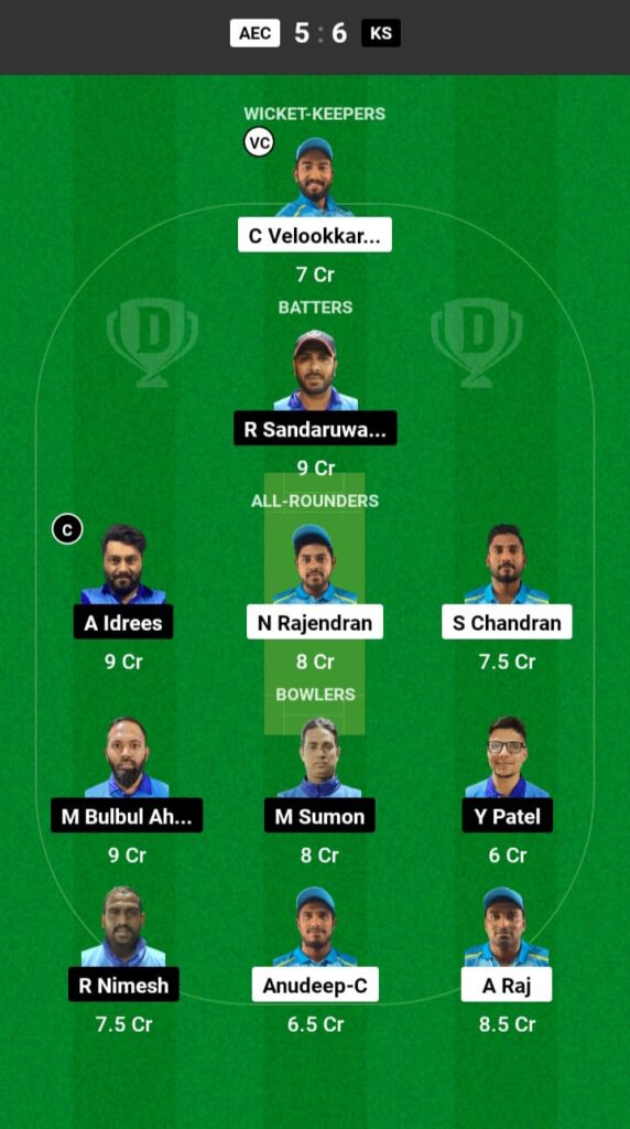 AEC vs KS Dream11