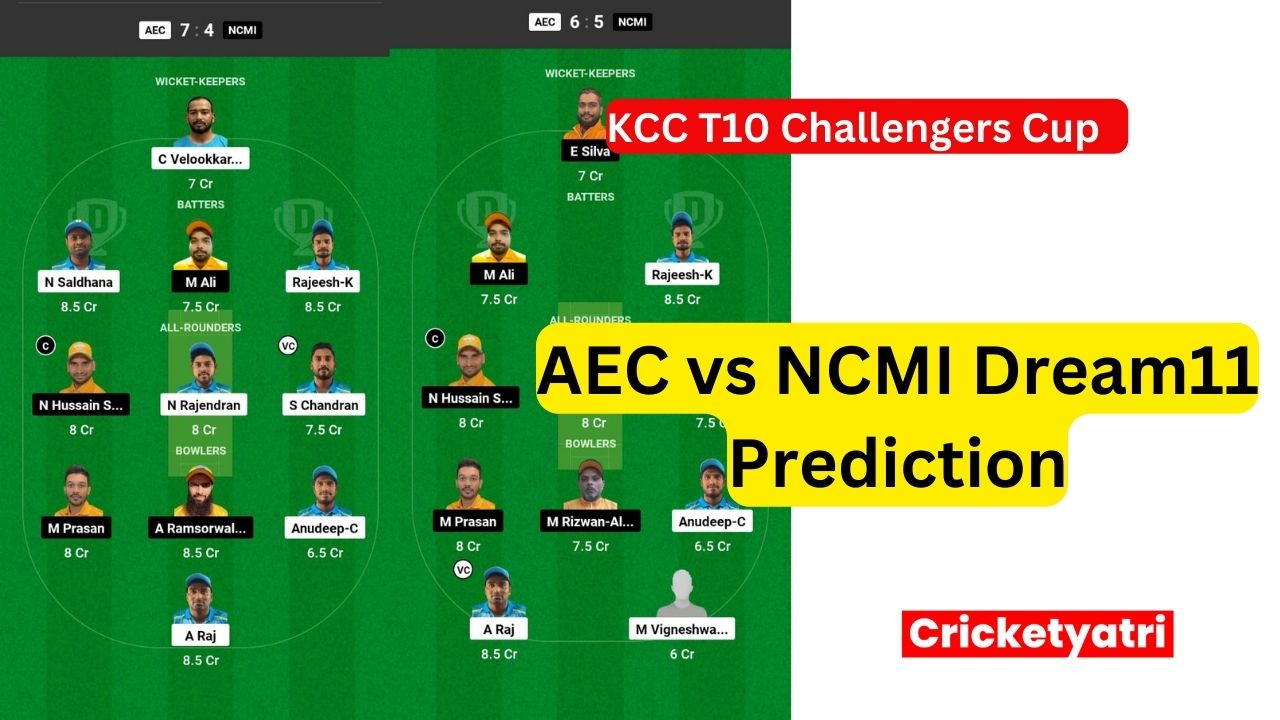 AEC vs NCMI Dream11