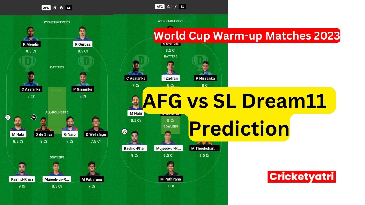 AFG vs SL Dream11