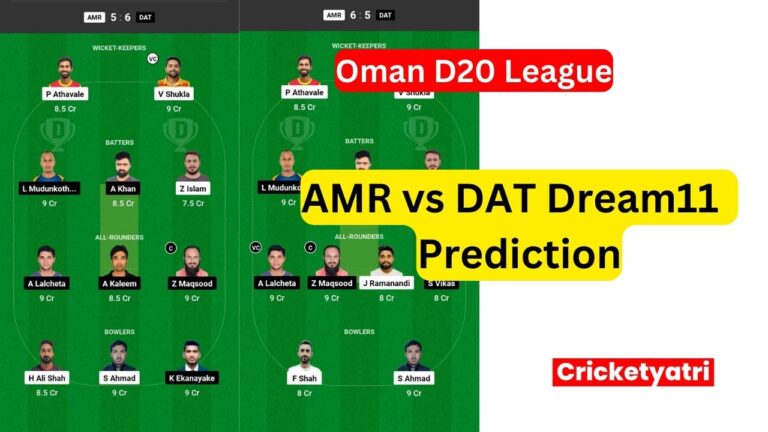 AMR vs DAT Dream11