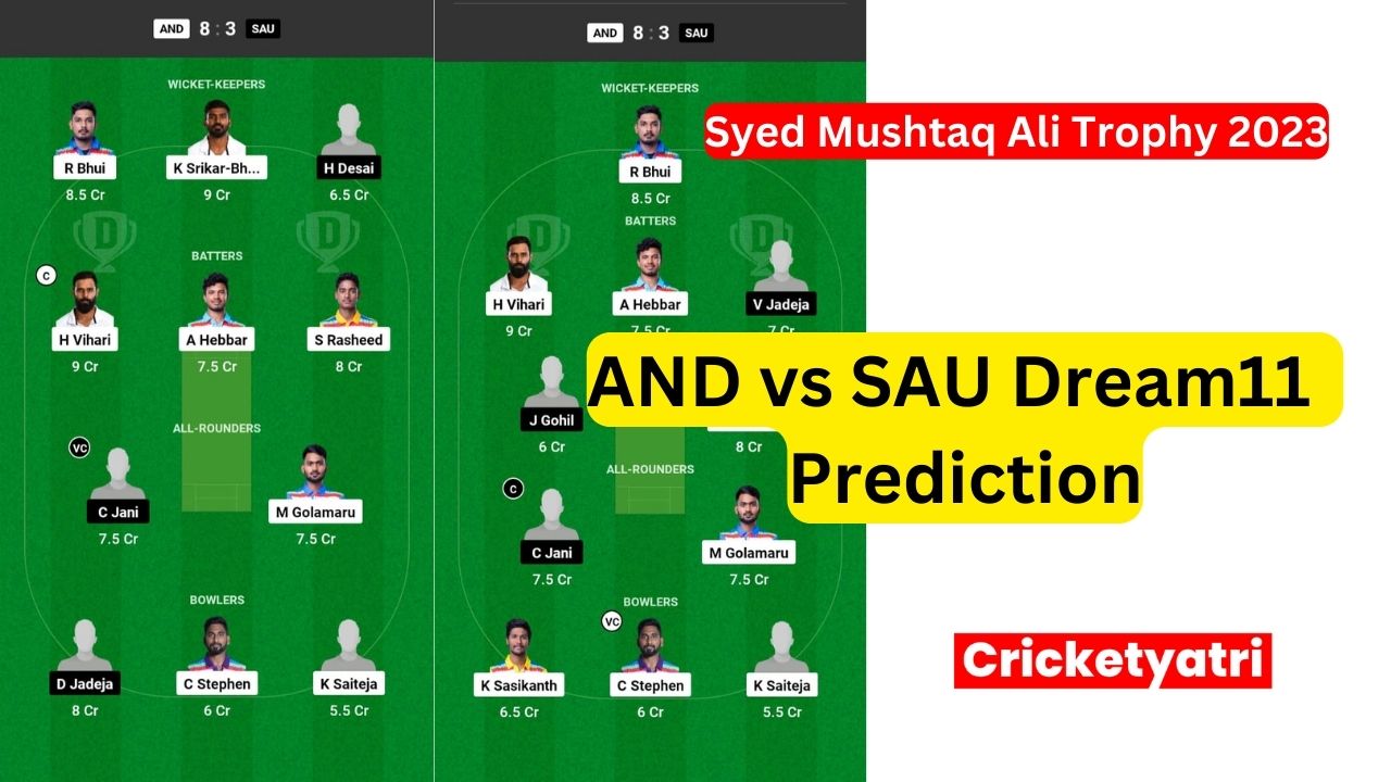 AND vs SAU Dream11