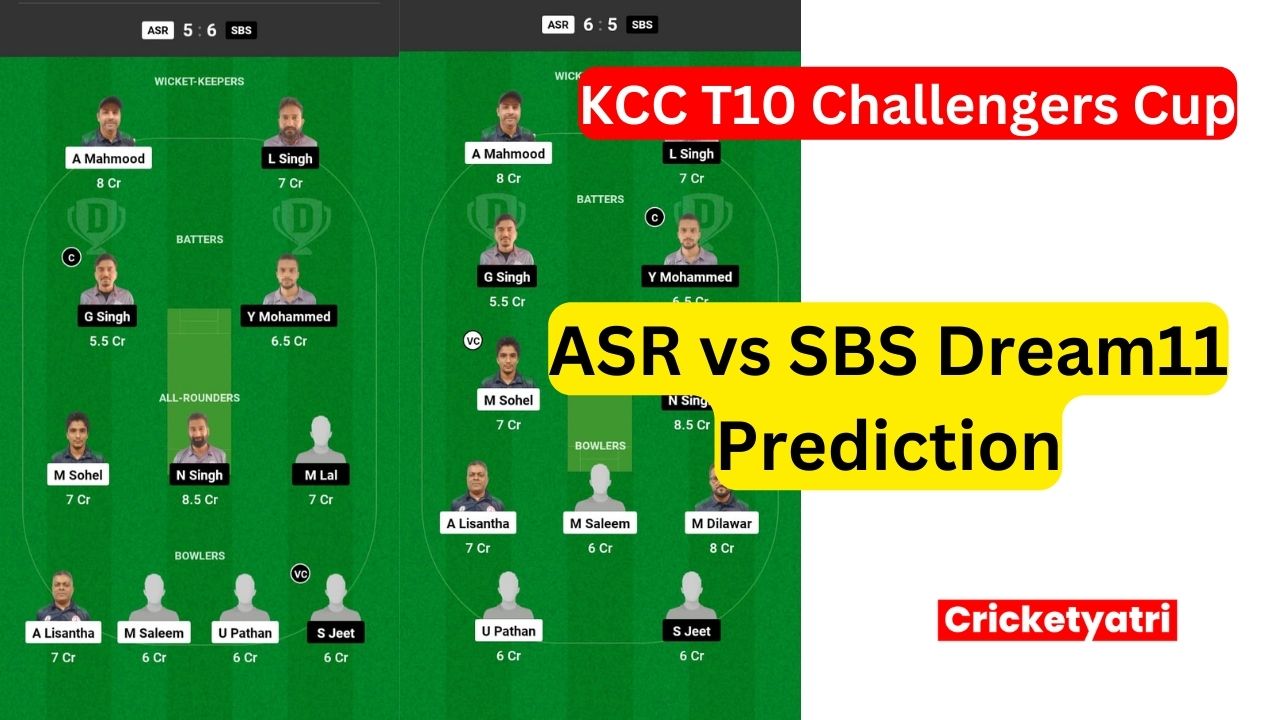 ASR vs SBS Dream11