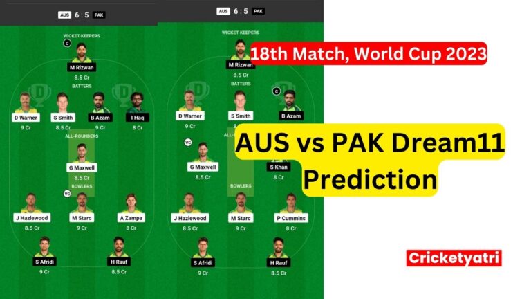 AUS vs PAK Dream11