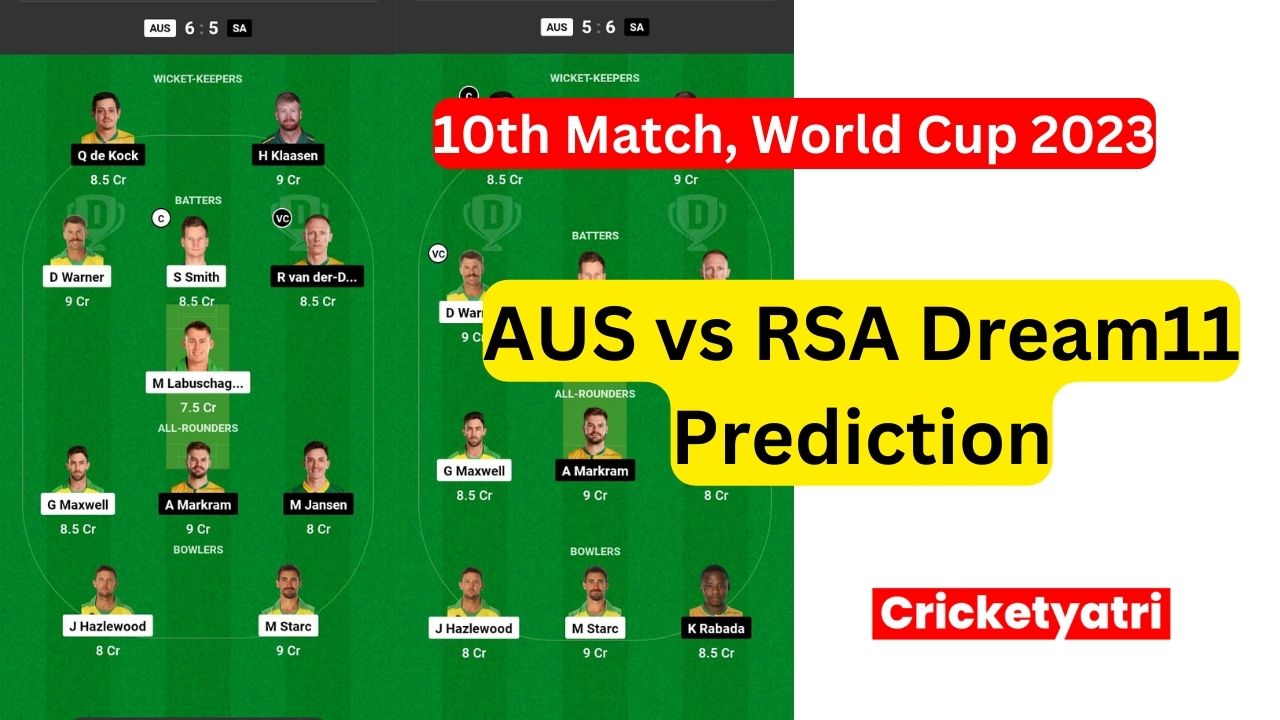 AUS vs RSA Dream11