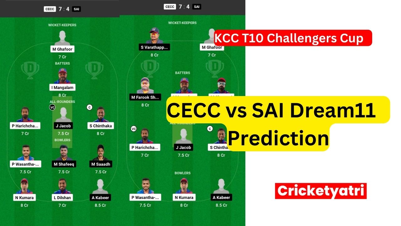 CECC vs SAI Dream11