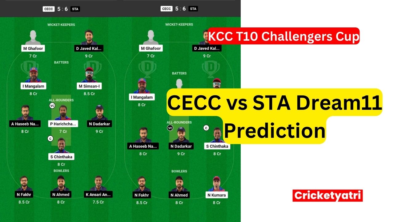 CECC vs STA Dream11