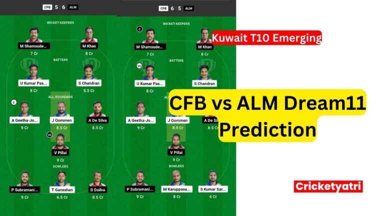 CFB vs ALM Dream11