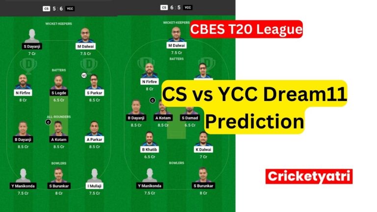 CS vs YCC Dream11