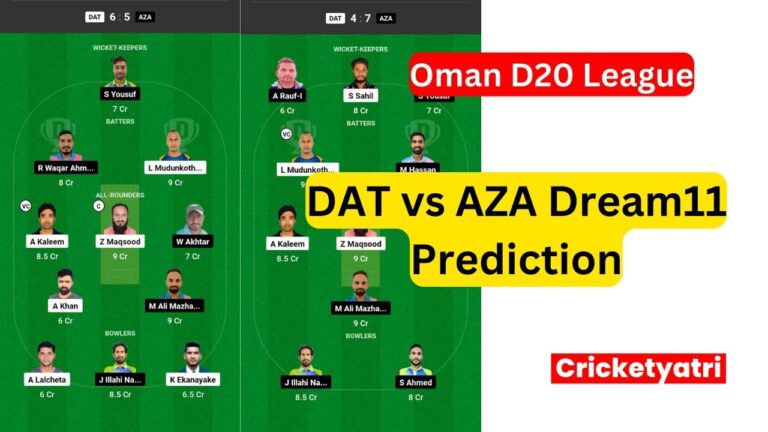 DAT vs AZA Dream11