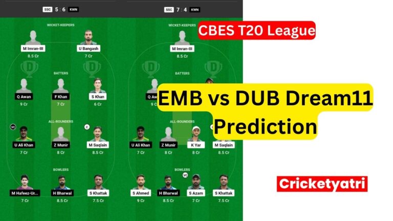 EMB vs DUB Dream11