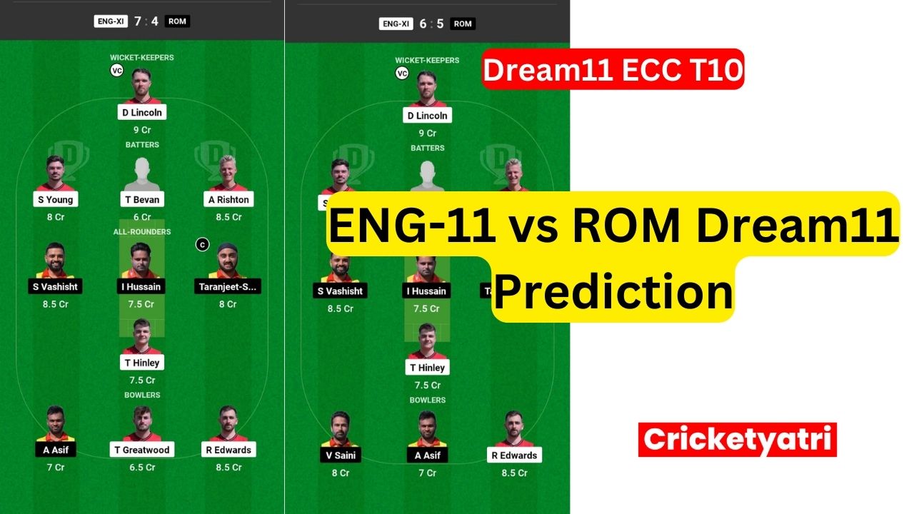 ENG-11 vs ROM Dream11