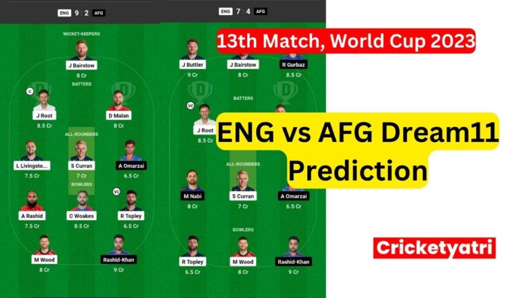 ENG vs AFG Dream11