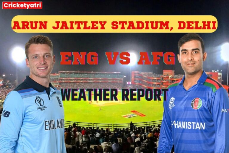 ENG vs AFG Weather Report