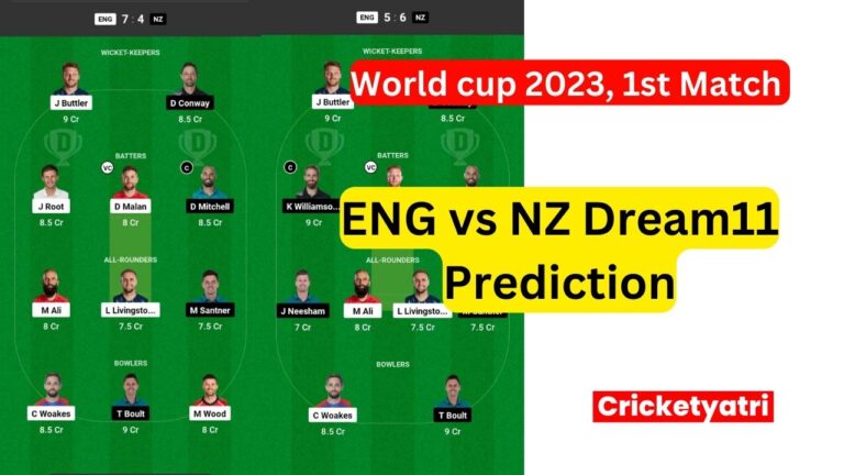 ENG vs NZ Dream11