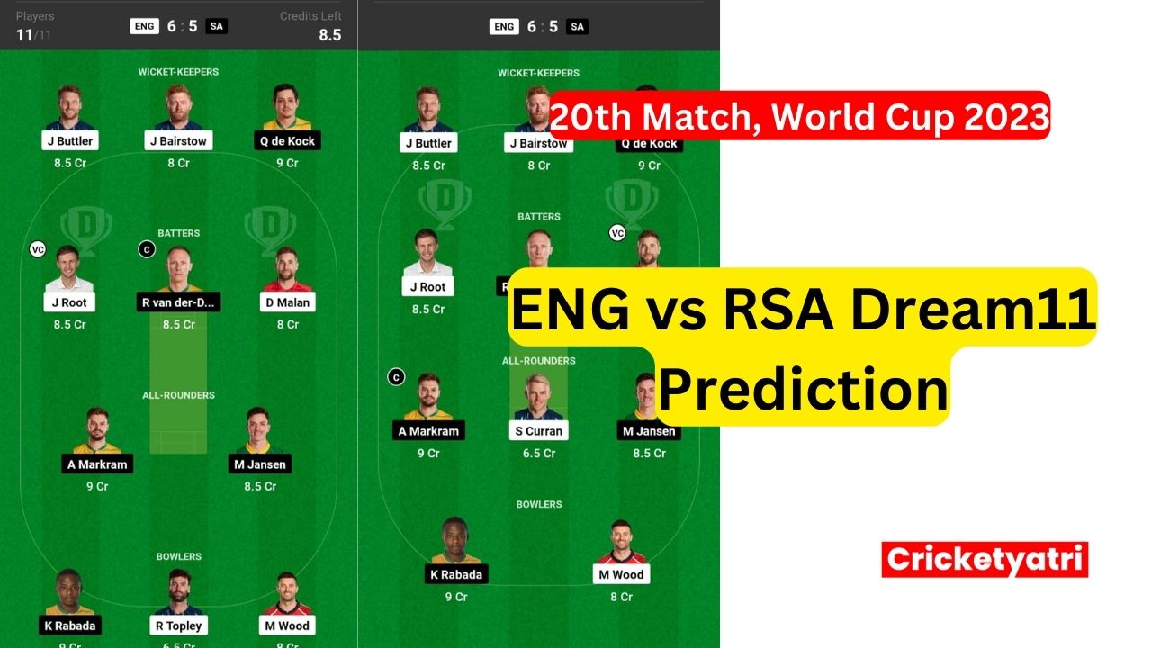 ENG vs RSA Dream11