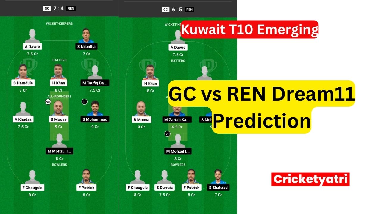 GC vs REN Dream11