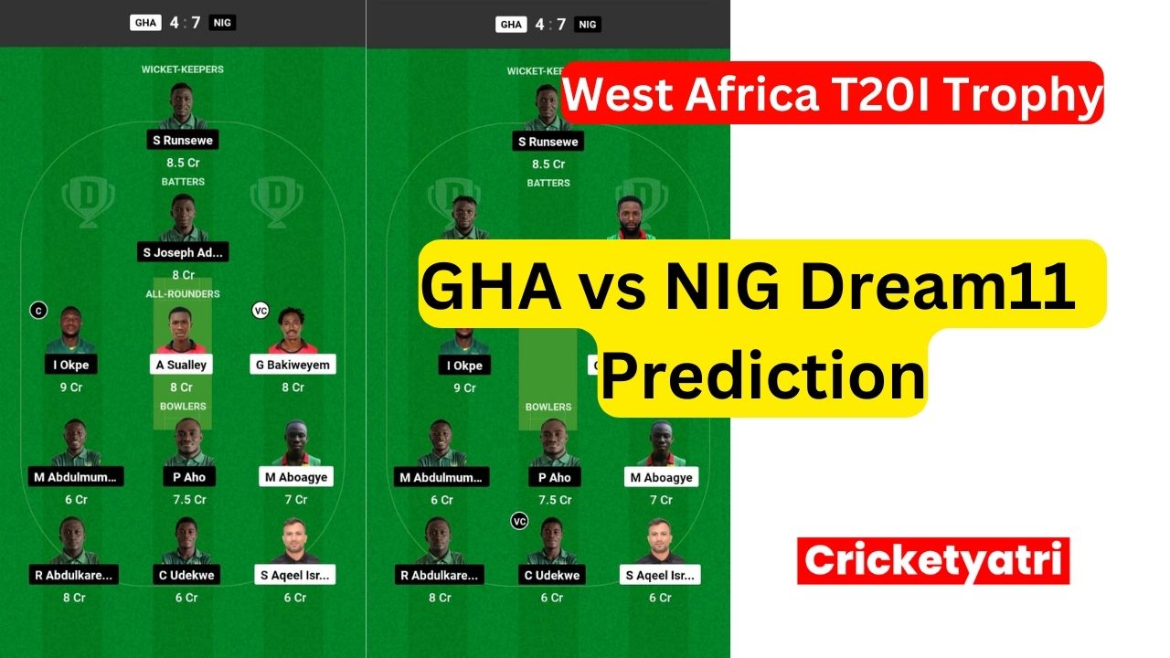 GHA vs NIG Dream11