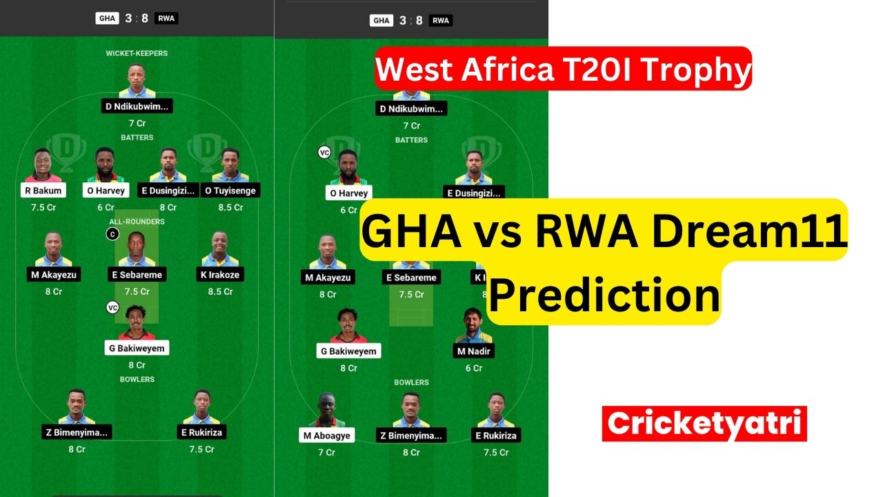 GHA vs RWA Dream11