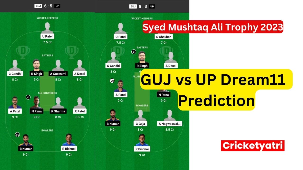 GUJ vs UP Dream11