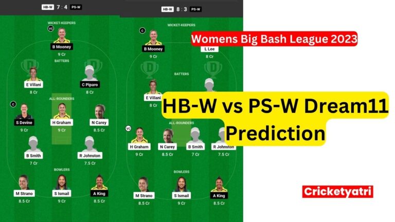 HB-W vs PS-W Dream11