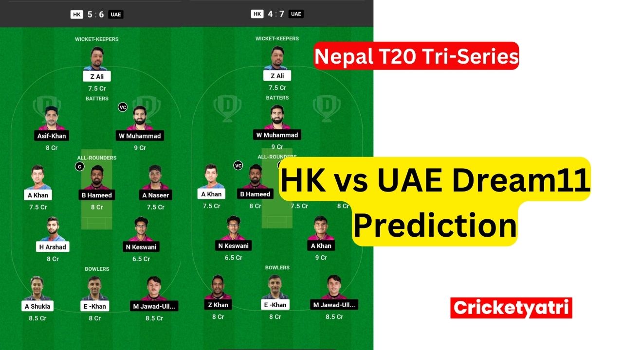 HK vs UAE Dream11