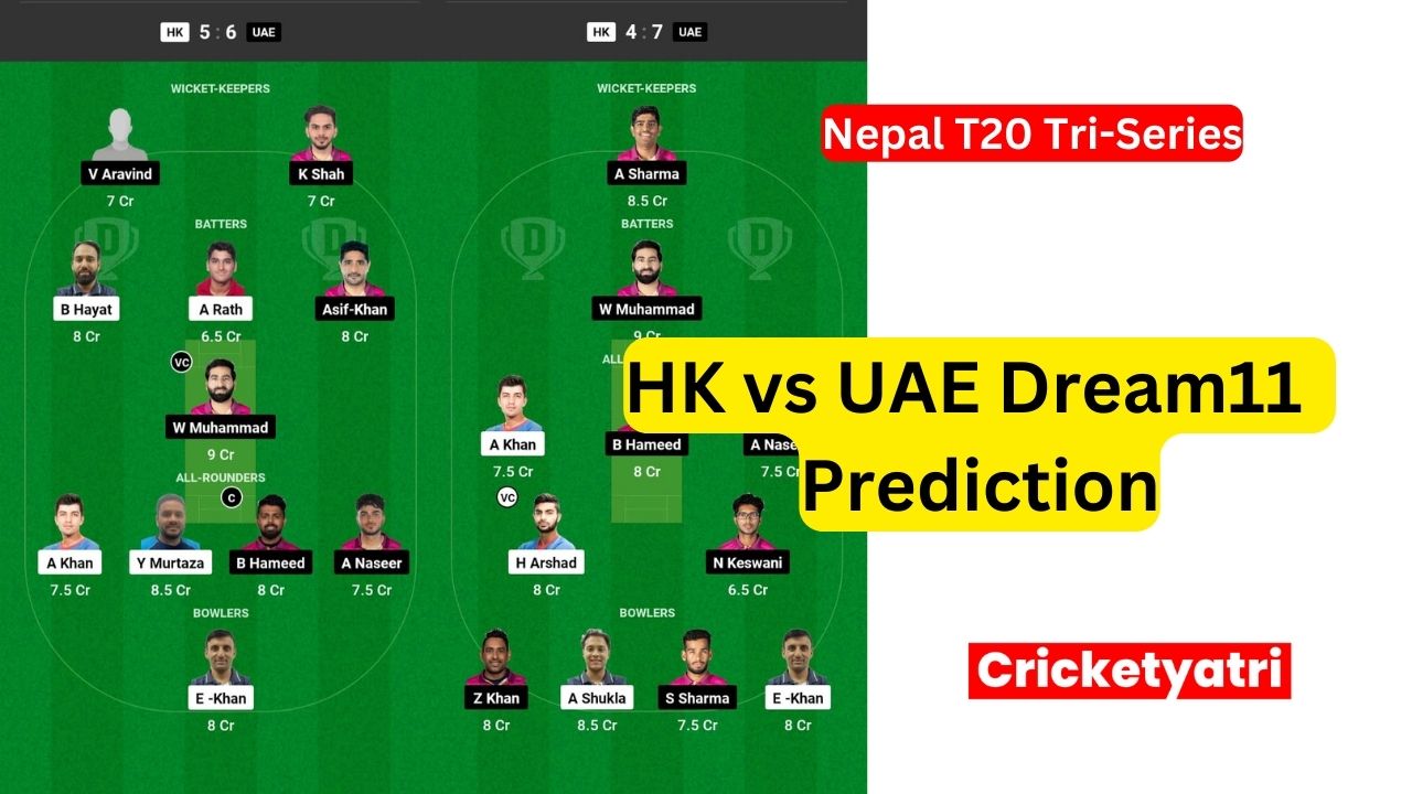 HK vs UAE Dream11