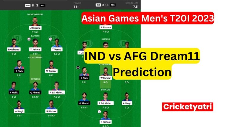 IND vs AFG Dream11