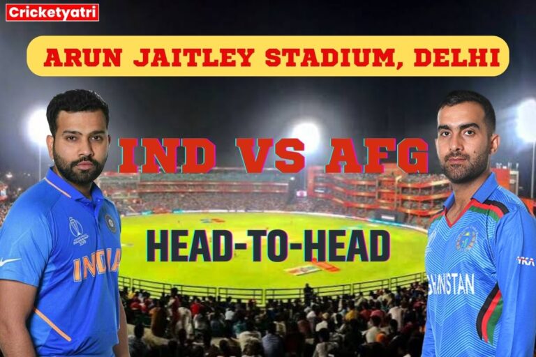 IND vs AFG Head-To-Head