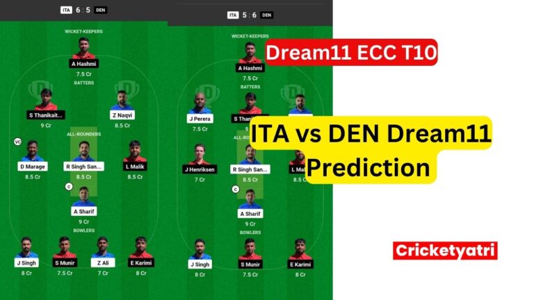 ITA vs DEN Dream11