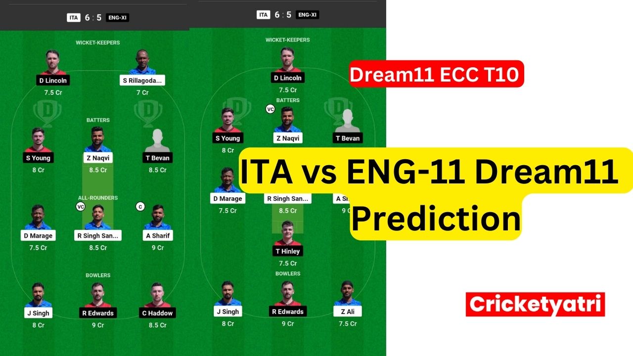 ITA vs ENG-11 Dream11