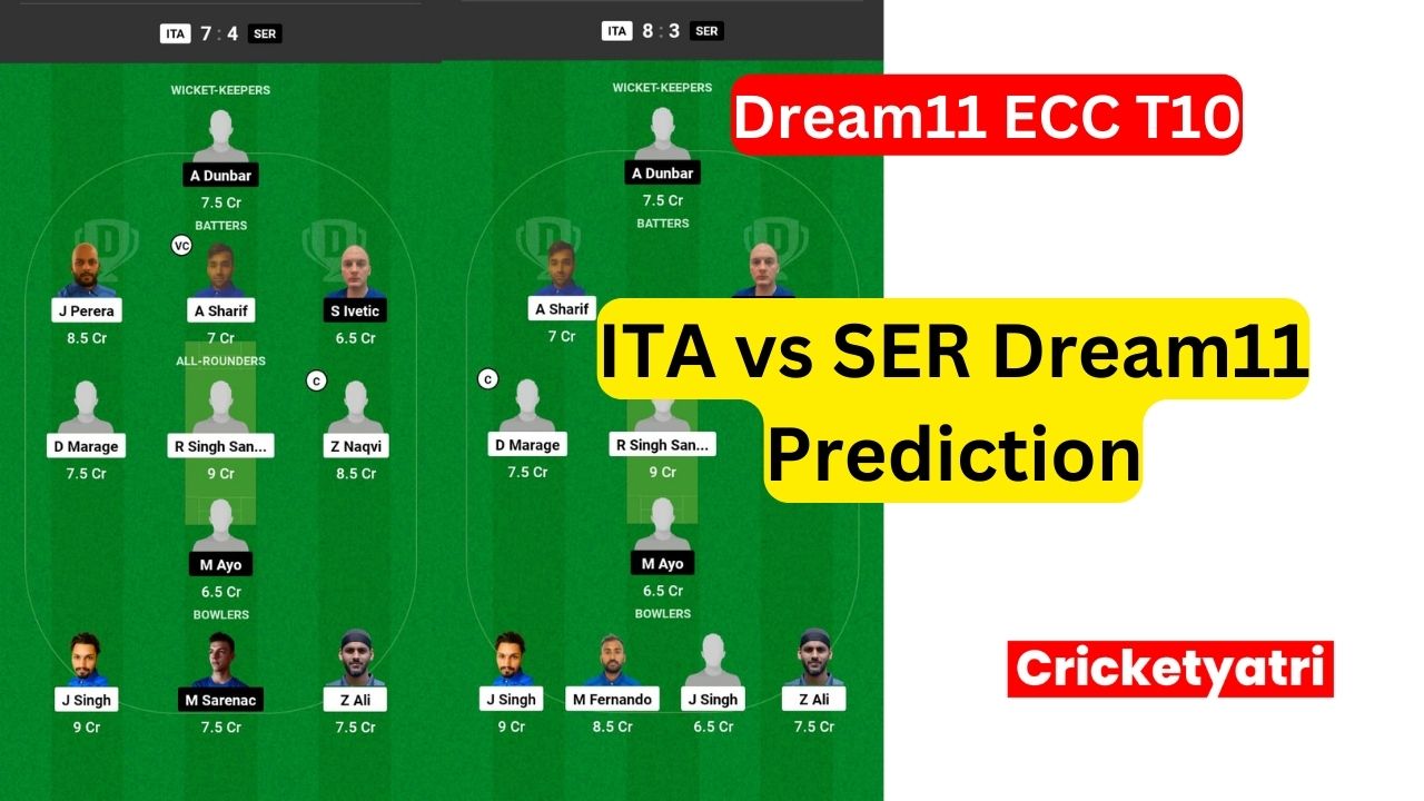 ITA vs SER Dream11