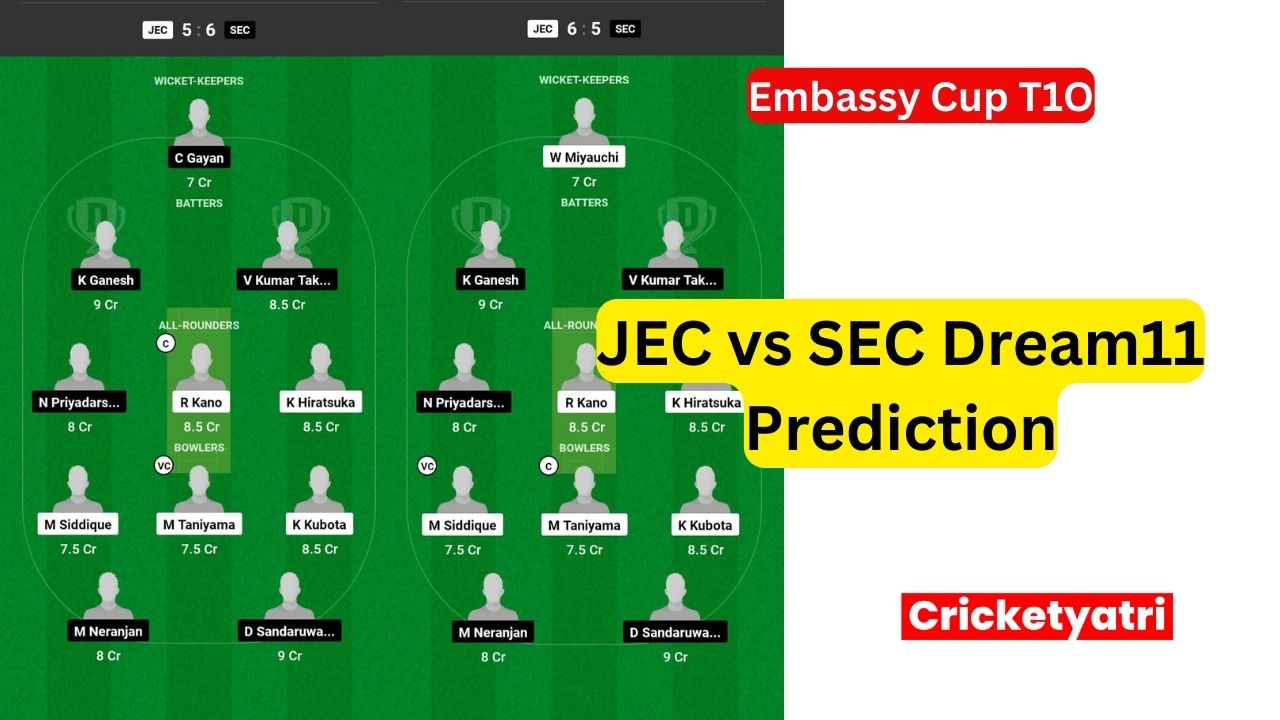 JEC vs SEC Dream11