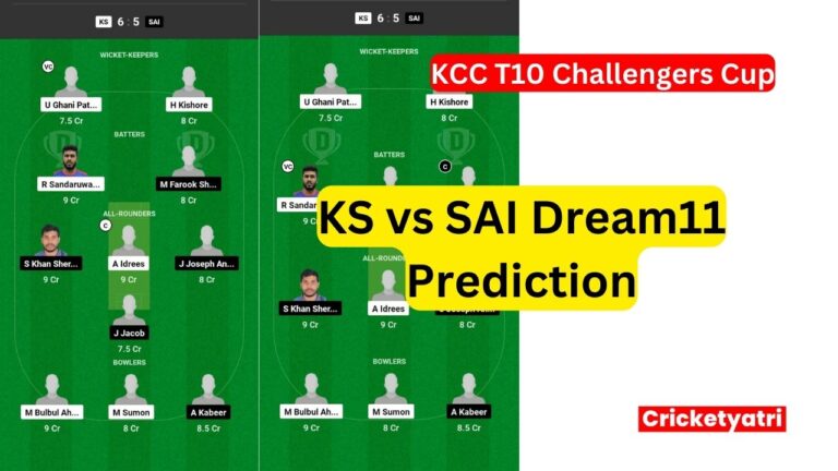 KS vs SAI Dream11