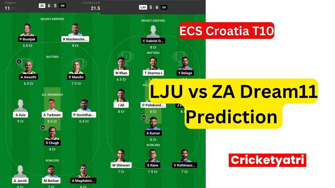 LJU vs ZA Dream11