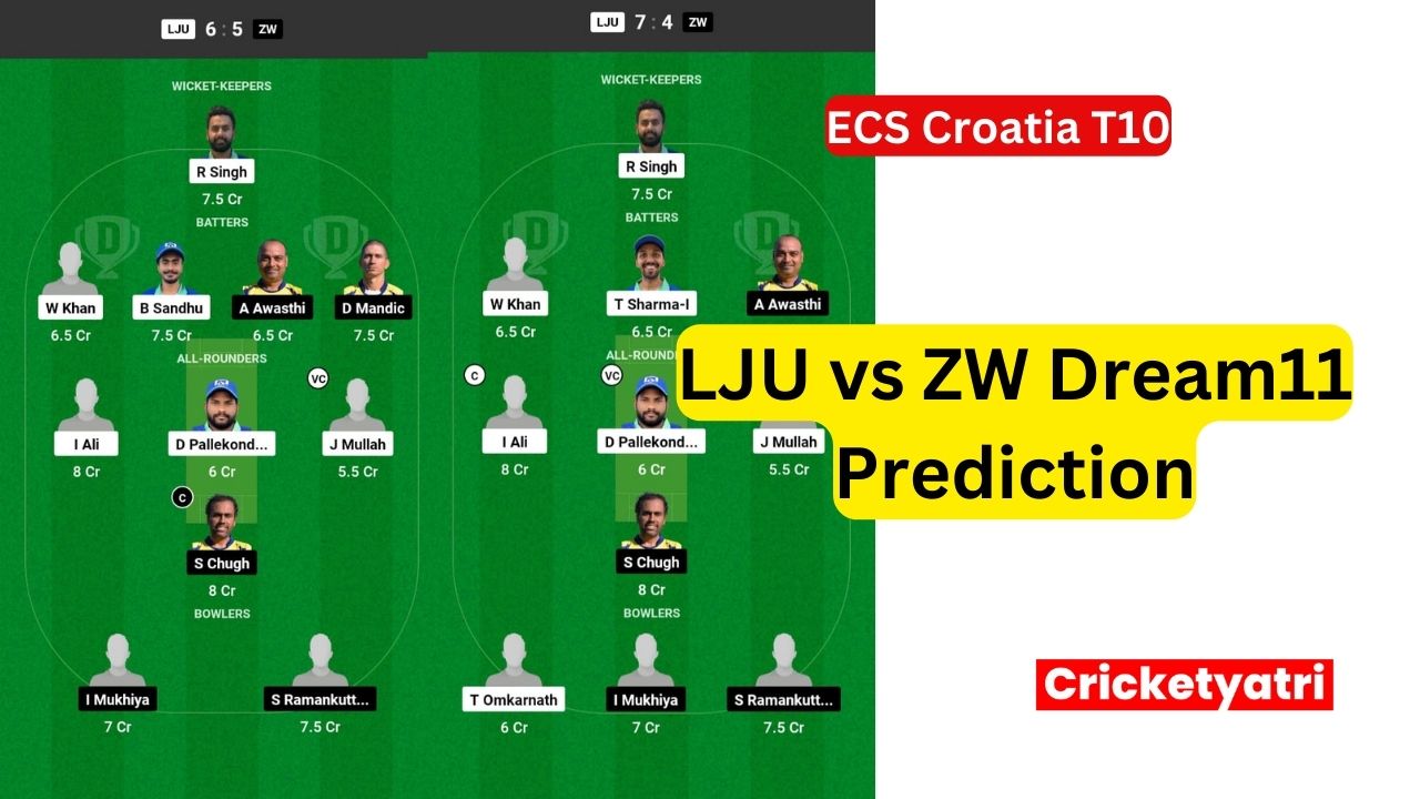 LJU vs ZW Dream11