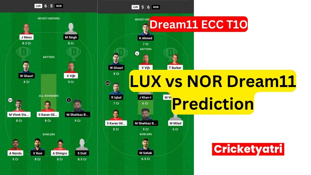 LUX vs NOR Dream11