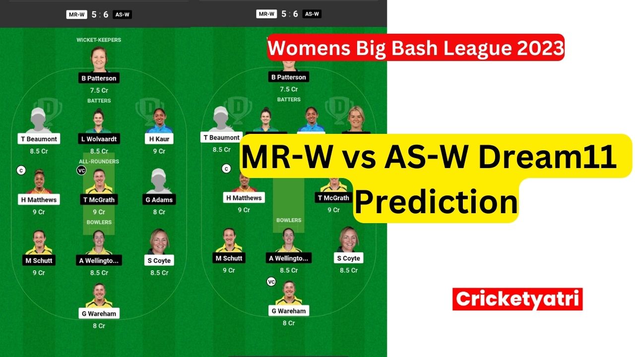 MR-W vs AS-W Dream11