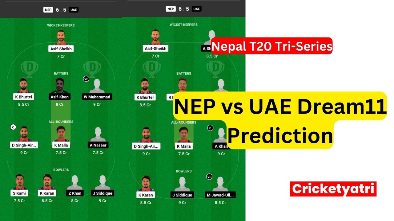 NEP vs UAE Dream11