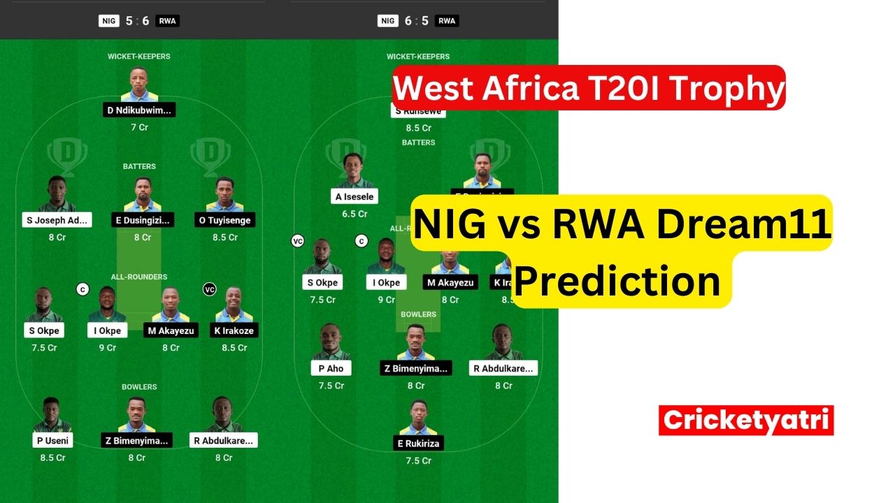 NIG vs RWA Dream11