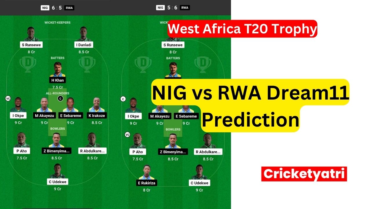 NIG vs RWA Dream11