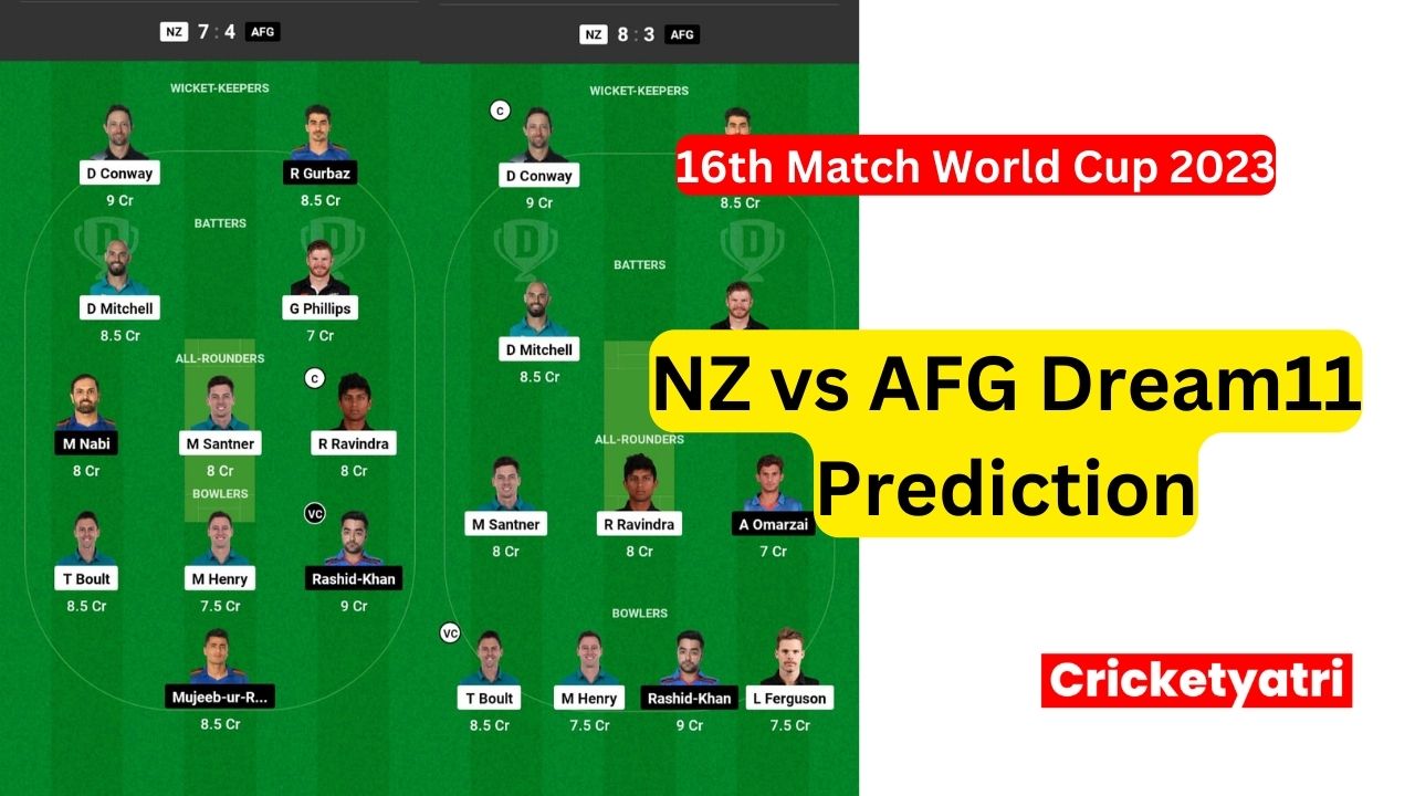 NZ vs AFG Dream11