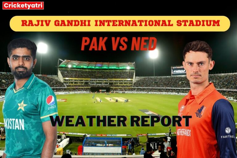 PAK vs NED Weather Report