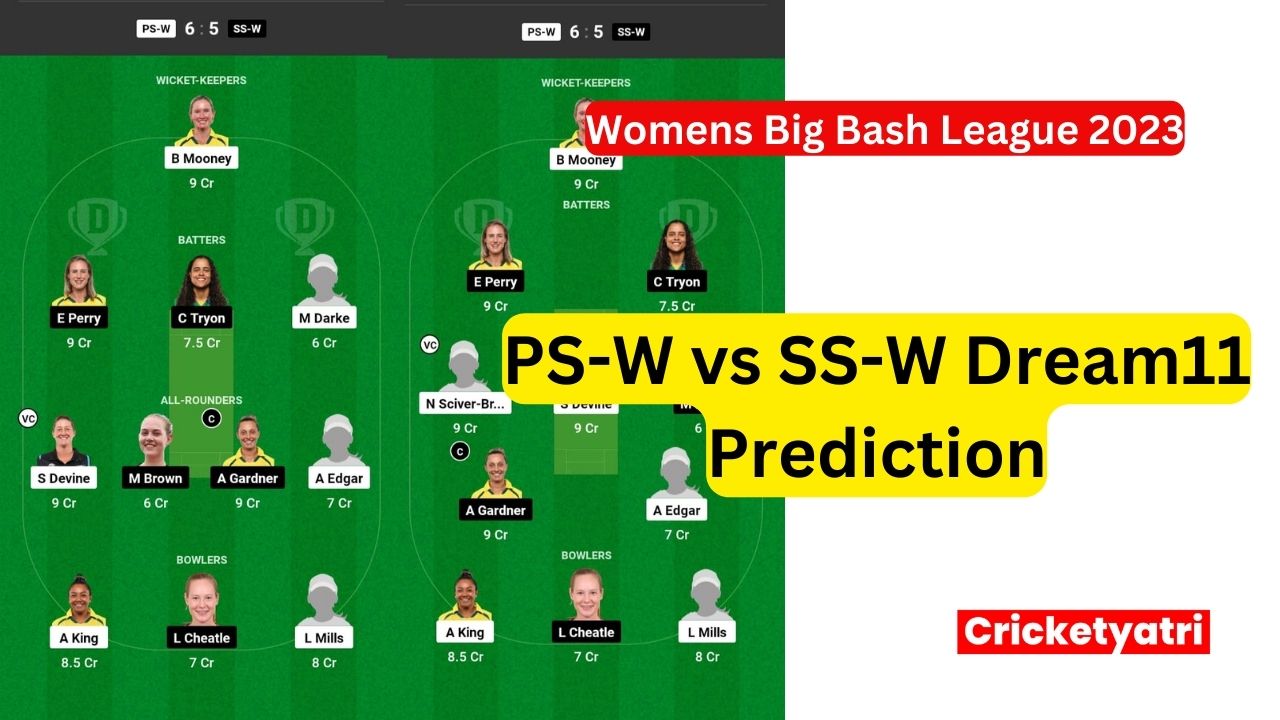 PS-W vs SS-W Dream11